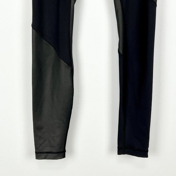 Lululemon Wunder Under High Rise Pants Cire Wrap Black Tights Leggings size 2 - Picture 5 of 10